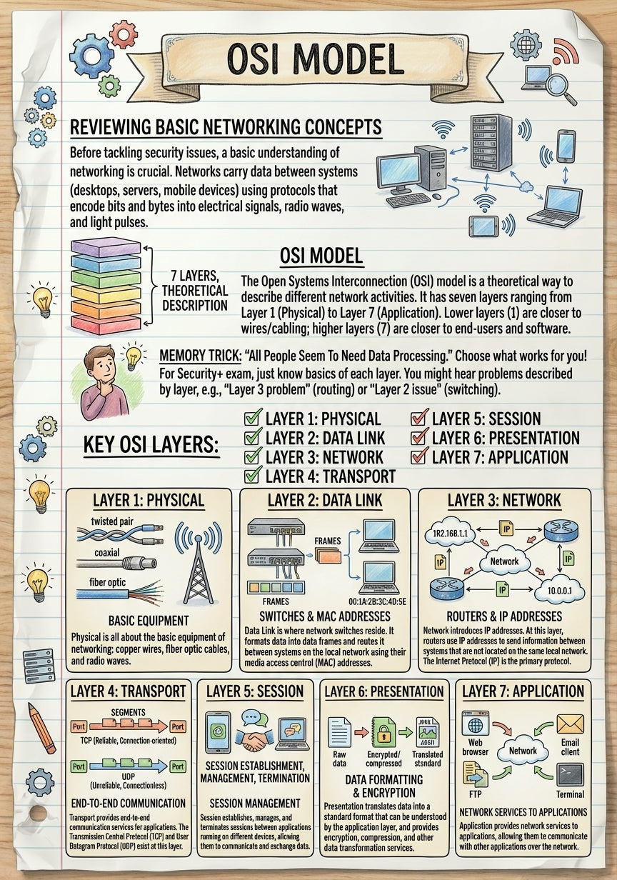 CompTIA Security+ (SY0-701) Visual Guide: Volume 1